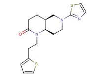 (4aS*,8aR*)-6-(1,3-thiazol-2-yl)-1-[2-(2-thienyl)ethyl]octahydro-1,6-naphthyridin-2(1H)-one