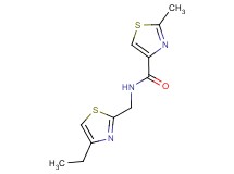 N-[(4-ethyl-1,3-thiazol-2-yl)methyl]-2-methyl-1,3-thiazole-4-carboxamide