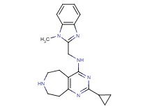 2-cyclopropyl-N-[(1-methyl-1H-benzimidazol-2-yl)methyl]-6,7,8,9-tetrahydro-5H-pyrimido[4,5-d]azepin-4-amine