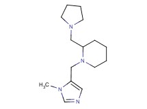 1-[(1-methyl-1H-imidazol-5-yl)methyl]-2-(pyrrolidin-1-ylmethyl)piperidine