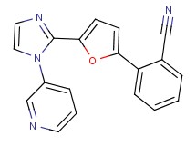 2-[5-(1-pyridin-3-yl-1H-imidazol-2-yl)-2-furyl]benzonitrile