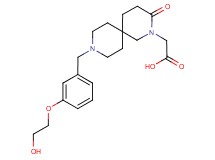 {9-[3-(2-hydroxyethoxy)benzyl]-3-oxo-2,9-diazaspiro[5.5]undec-2-yl}acetic acid