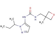 N-(1-sec-butyl-1H-pyrazol-5-yl)-N'-[(3-methyloxetan-3-yl)methyl]urea