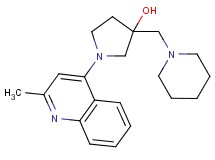 1-(2-methylquinolin-4-yl)-3-(piperidin-1-ylmethyl)pyrrolidin-3-ol
