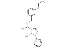 (3-ethoxybenzyl)[1-(5-methyl-1-phenyl-1H-pyrazol-4-yl)ethyl]amine