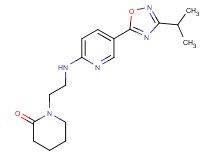 1-(2-{[5-(3-isopropyl-1,2,4-oxadiazol-5-yl)-2-pyridinyl]amino}ethyl)-2-piperidinone