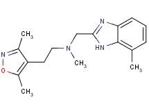 [2-(3,5-dimethyl-4-isoxazolyl)ethyl]methyl[(7-methyl-1H-benzimidazol-2-yl)methyl]amine bis(trifluoroacetate)