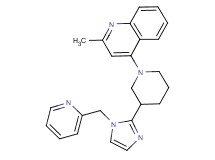 2-methyl-4-{3-[1-(pyridin-2-ylmethyl)-1H-imidazol-2-yl]piperidin-1-yl}quinoline