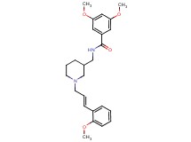 3,5-dimethoxy-N-({1-[(2E)-3-(2-methoxyphenyl)-2-propen-1-yl]-3-piperidinyl}methyl)benzamide
