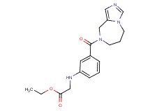 ethyl N-[3-(6,7-dihydro-5H-imidazo[1,5-a][1,4]diazepin-8(9H)-ylcarbonyl)phenyl]glycinate
