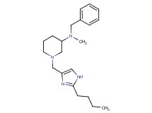 N-benzyl-1-[(2-butyl-1H-imidazol-4-yl)methyl]-N-methyl-3-piperidinamine
