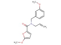 N-allyl-5-methoxy-N-(3-methoxybenzyl)-2-furamide