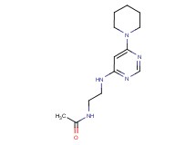 N-{2-[(6-piperidin-1-ylpyrimidin-4-yl)amino]ethyl}acetamide