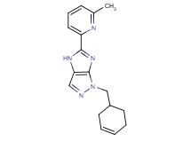 1-(3-cyclohexen-1-ylmethyl)-5-(6-methyl-2-pyridinyl)-1,4-dihydroimidazo[4,5-c]pyrazole