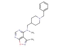 N-[(1-benzyl-4-piperidinyl)methyl]-N,3-dimethylisoxazolo[5,4-d]pyrimidin-4-amine