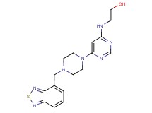 2-({6-[4-(2,1,3-benzothiadiazol-4-ylmethyl)piperazin-1-yl]pyrimidin-4-yl}amino)ethanol