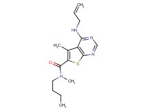 4-(allylamino)-N-butyl-N,5-dimethylthieno[2,3-d]pyrimidine-6-carboxamide