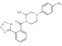 2-methyl-4-(4-methylphenyl)-1-[2-(1H-tetrazol-5-yl)benzoyl]piperazine