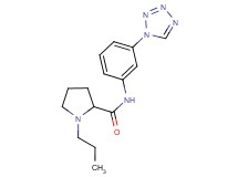 1-propyl-N-[3-(1H-tetrazol-1-yl)phenyl]prolinamide