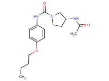 3-(acetylamino)-N-(4-butoxyphenyl)pyrrolidine-1-carboxamide