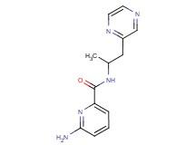 6-amino-N-(1-methyl-2-pyrazin-2-ylethyl)pyridine-2-carboxamide