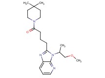 2-[4-(4,4-dimethylpiperidin-1-yl)-4-oxobutyl]-3-(2-methoxy-1-methylethyl)-3H-imidazo[4,5-b]pyridine