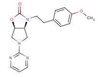(3aS*,6aR*)-3-[2-(4-methoxyphenyl)ethyl]-5-(2-pyrimidinyl)hexahydro-2H-pyrrolo[3,4-d][1,3]oxazol-2-one