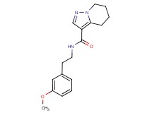N-[2-(3-methoxyphenyl)ethyl]-4,5,6,7-tetrahydropyrazolo[1,5-a]pyridine-3-carboxamide