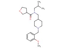 N-isobutyl-N-{[1-(2-methoxybenzyl)-4-piperidinyl]methyl}tetrahydro-3-furancarboxamide