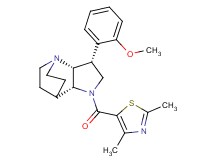 (3R*,3aR*,7aR*)-1-[(2,4-dimethyl-1,3-thiazol-5-yl)carbonyl]-3-(2-methoxyphenyl)octahydro-4,7-ethanopyrrolo[3,2-b]pyridine