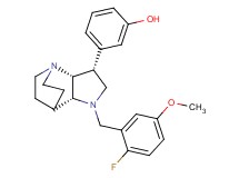 3-[(3R*,3aR*,7aR*)-1-(2-fluoro-5-methoxybenzyl)octahydro-4,7-ethanopyrrolo[3,2-b]pyridin-3-yl]phenol