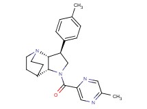 (2R*,3S*,6R*)-3-(4-methylphenyl)-5-[(5-methyl-2-pyrazinyl)carbonyl]-1,5-diazatricyclo[5.2.2.0~2,6~]undecane