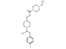 1-(3-{1-[2-(4-chlorophenyl)-1-methylethyl]-4-piperidinyl}propanoyl)-4-ethylpiperazine