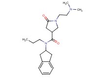 N-(2,3-dihydro-1H-inden-2-yl)-1-[2-(dimethylamino)ethyl]-5-oxo-N-propyl-3-pyrrolidinecarboxamide