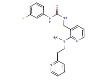 N-(3-fluorophenyl)-N'-[(2-{methyl[2-(2-pyridinyl)ethyl]amino}-3-pyridinyl)methyl]urea