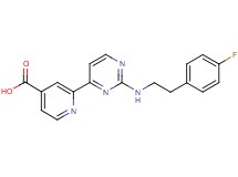 2-(2-{[2-(4-fluorophenyl)ethyl]amino}pyrimidin-4-yl)isonicotinic acid