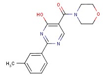 2-(3-methylphenyl)-5-(morpholin-4-ylcarbonyl)pyrimidin-4-ol