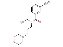 3-cyano-N-ethyl-N-[3-(4-morpholinyl)propyl]benzamide trifluoroacetate