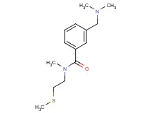 3-[(dimethylamino)methyl]-N-methyl-N-[2-(methylthio)ethyl]benzamide