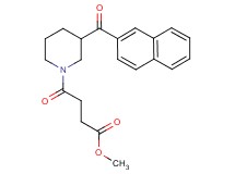 methyl 4-[3-(2-naphthoyl)-1-piperidinyl]-4-oxobutanoate