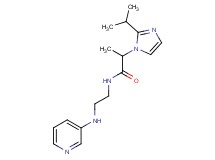 2-(2-isopropyl-1H-imidazol-1-yl)-N-[2-(3-pyridinylamino)ethyl]propanamide