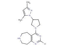 4-[3-(3,5-dimethyl-1H-pyrazol-1-yl)-1-pyrrolidinyl]-6,7,8,9-tetrahydro-5H-pyrimido[4,5-d]azepine dihydrochloride