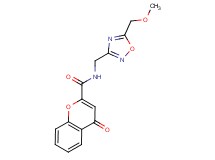 N-{[5-(methoxymethyl)-1,2,4-oxadiazol-3-yl]methyl}-4-oxo-4H-chromene-2-carboxamide