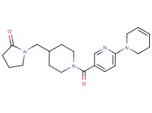 1-{[1-(3,6-dihydro-2H-1,2'-bipyridin-5'-ylcarbonyl)piperidin-4-yl]methyl}pyrrolidin-2-one
