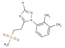 1-(2,3-dimethylphenyl)-5-[2-(methylsulfonyl)ethyl]-1H-1,2,4-triazole