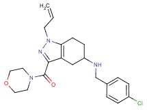 1-allyl-N-(4-chlorobenzyl)-3-(4-morpholinylcarbonyl)-4,5,6,7-tetrahydro-1H-indazol-5-amine