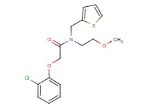 2-(2-chlorophenoxy)-N-(2-methoxyethyl)-N-(2-thienylmethyl)acetamide