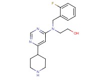 2-[(2-fluorobenzyl)(6-piperidin-4-ylpyrimidin-4-yl)amino]ethanol