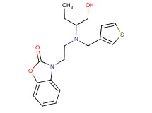 3-{2-[[1-(hydroxymethyl)propyl](3-thienylmethyl)amino]ethyl}-1,3-benzoxazol-2(3H)-one