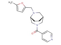 (1R*,5R*)-3-isonicotinoyl-6-[(5-methyl-2-furyl)methyl]-3,6-diazabicyclo[3.2.2]nonane